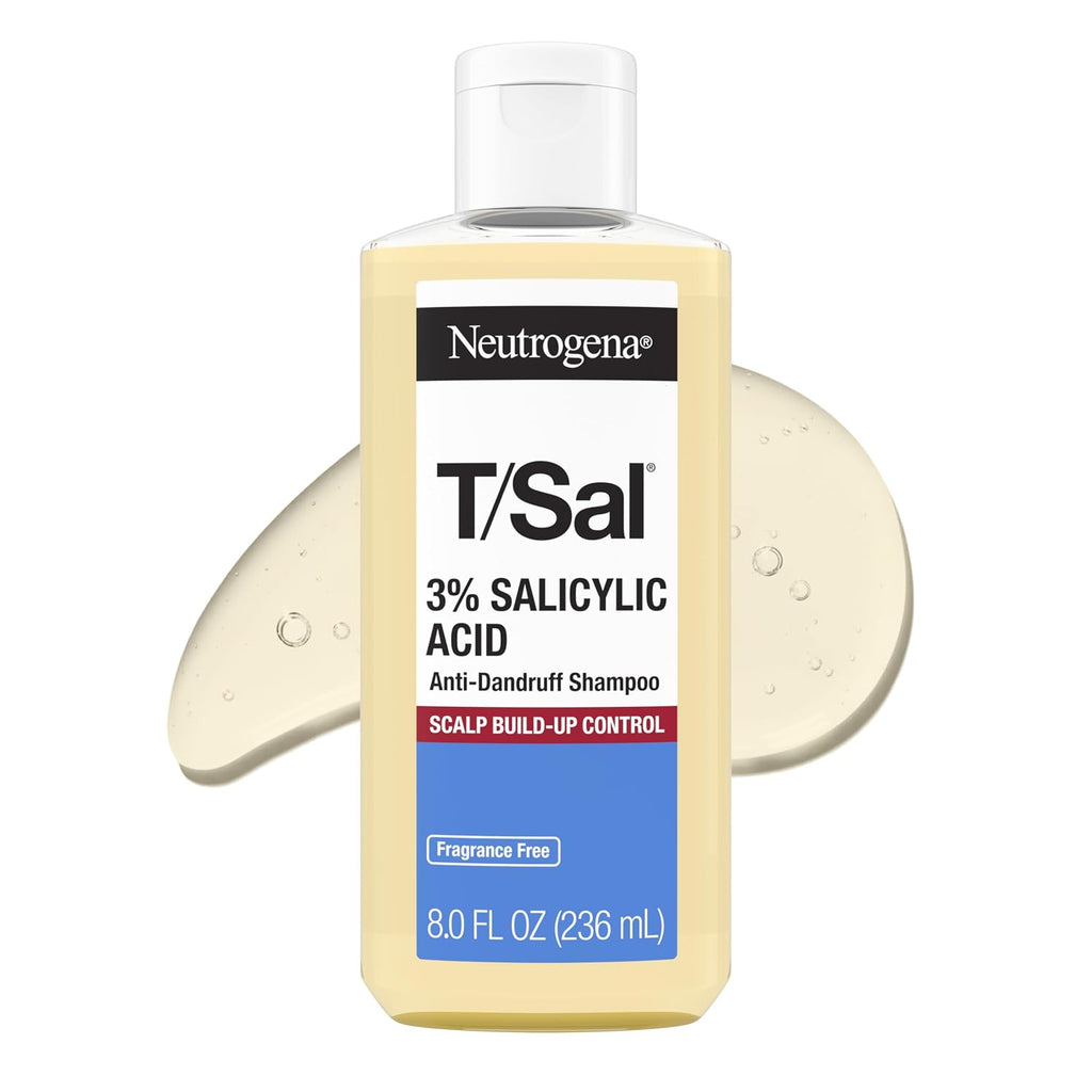 Neutrogena T/Sal 3% Salicylic Acid Anti-Dandruff Shampoo, 8 Fl Oz