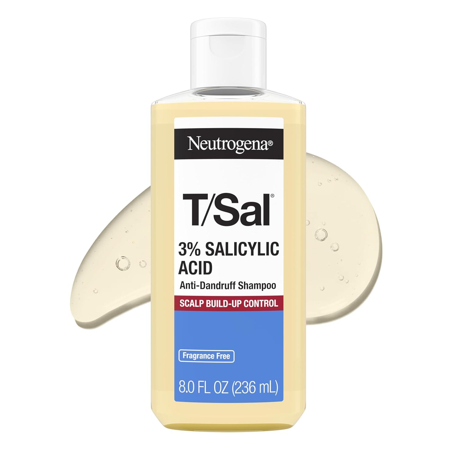 Neutrogena T/Sal 3% Salicylic Acid Anti-Dandruff Shampoo, 8 Fl Oz