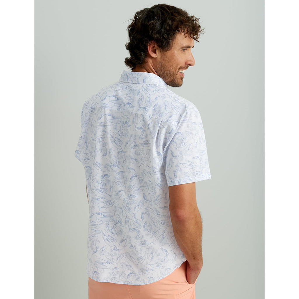Huk Mens Kona Short Sleeve Shirt | Performance Button Down