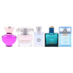 Versace Perfume Collection - Eros, Bright Crystal, Dylan Blue & More 5 Piece Set