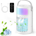 Portable Air Conditioners, Evaporative Air Cooler, 4-In-1 Portable Ac Fan, 1500Ml Tank, 3 Speeds & 2 Mist Modes, Remote, Usb-C Cooling For Bedroom Office Camping