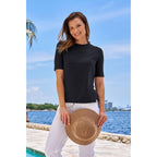 Women'S Short Sleeve T-Shirt - Upf 50+ Sun Protection - Morada