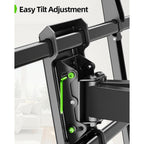 Usx Mount Heavy Duty Full Motion Tv Wall Mount For 60-120 Inch Tvs, Holds 220Lbs, 28" Extension Wall Bracket, Preassembled Tv Mount For 65" 75" 85" 90" 98" 100", Max Vesa 900X600Mm, Fits 12-24" Studs