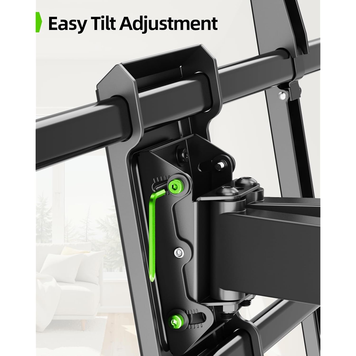 Usx Mount Heavy Duty Full Motion Tv Wall Mount For 60-120 Inch Tvs, Holds 220Lbs, 28" Extension Wall Bracket, Preassembled Tv Mount For 65" 75" 85" 90" 98" 100", Max Vesa 900X600Mm, Fits 12-24" Studs