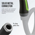 Garden Hose Nozzle – 8-Pattern Hose Sprayer With Thumb Control – Watering Tool For Garden, Car Wash, Lawn Care & Pet Shower