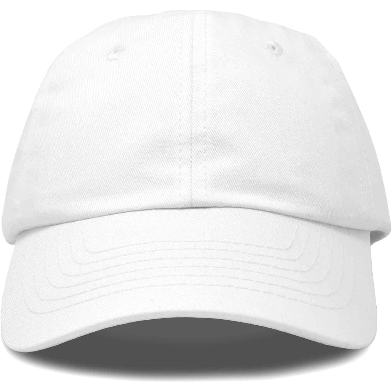 DALIX Womens Cap Adjustable Hat 100% Cotton Black White Gold Lavender Blue Pink Lime Green Hot Pink White