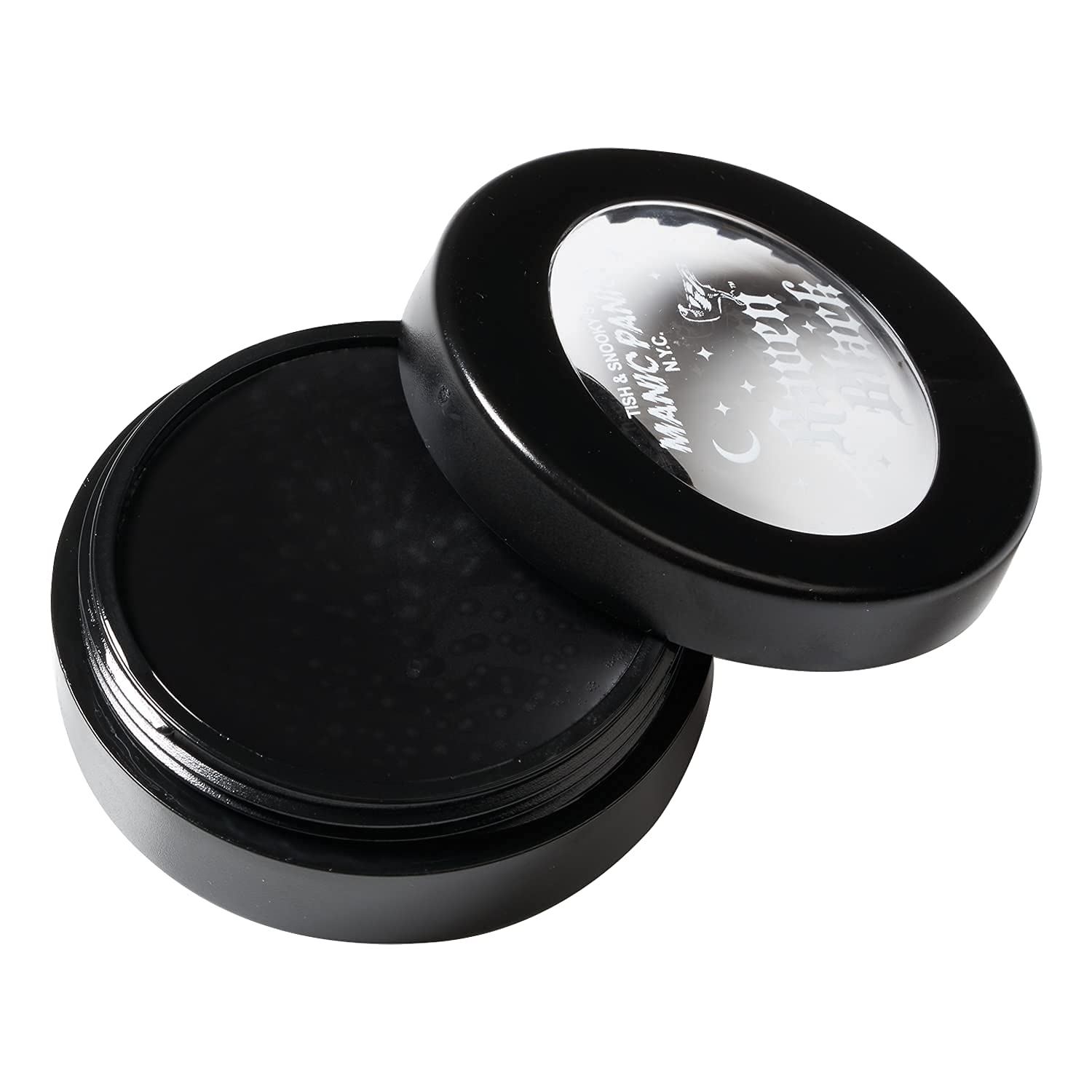 MANIC PANIC Raven Black Face Paint - Black Makeup for Face, Eyes & Body - High Pigment Body Paint with Matte Finish - Halloween, Cosplay & Stage Makeup - Vegan & Cruelty-Free Cream Formula