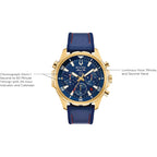 Bulova Men'S Marine Star Series B Stainless Steel 6-Hand Chronograph Quartz Watch, 100M