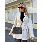 Lovevook Purse For Women Crossbody Bags Classic Double Zip Top Handle Dome Satchel Bag