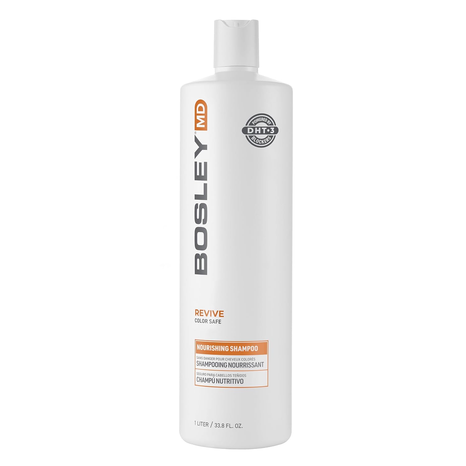 Bosleymd Bosrevive Nourishing Shampoo For Thinning Hair (Color Safe) – Dht Blocker, Sulfate-Free, Vegan Formula With Biotin, Saw Palmetto & Rosemary – Strengthens & Volumizes – 33.8 Fl Oz