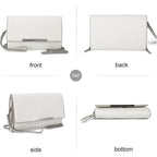 AFKOMST Versatile Clutch Purse for Women Wristlet Evening Bag and Small Summer Purse Crossbody for Formal Events or Daily Use | Vegan Leather, Fit Phone17 Pro Max, Passport