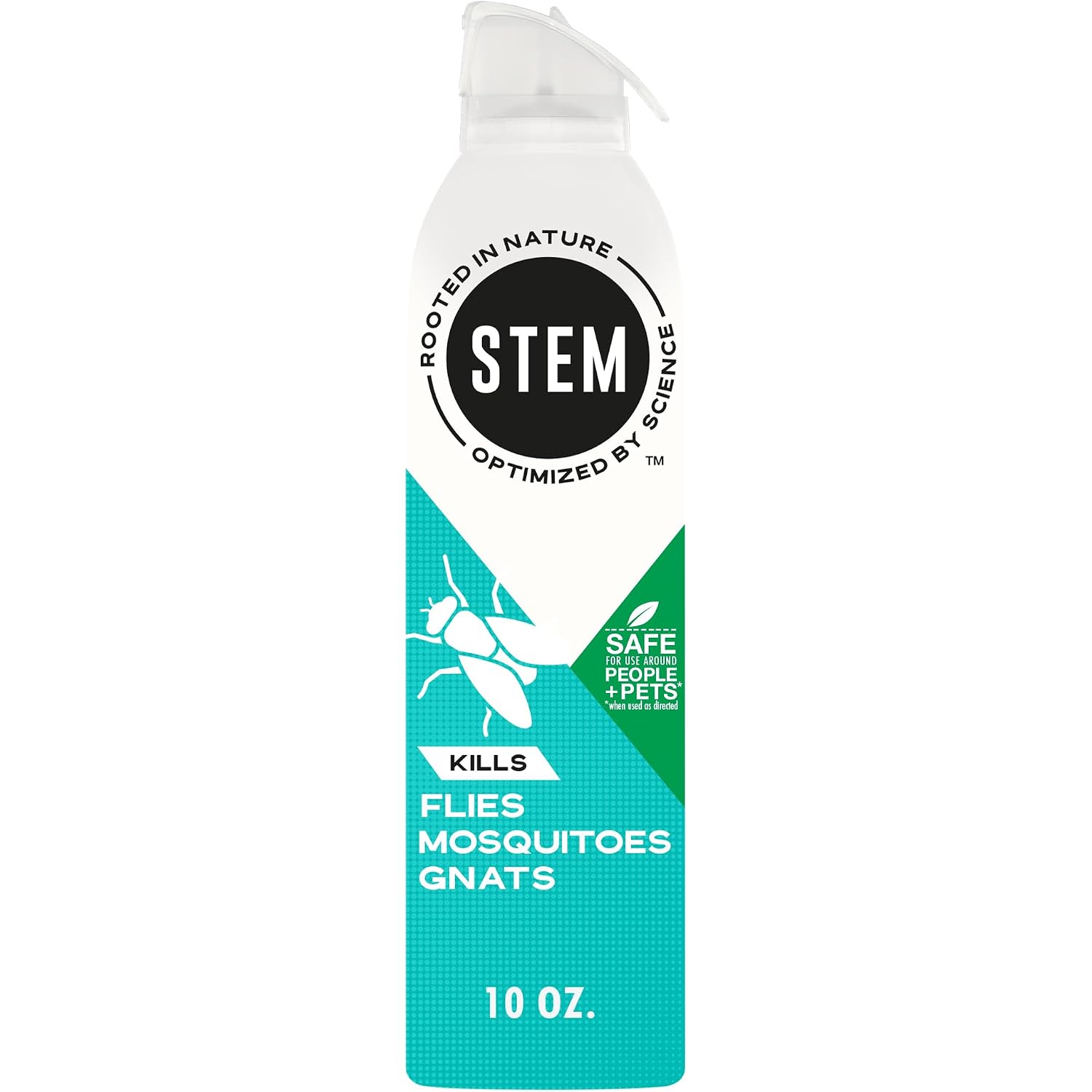 Stem Kills Flies, Mosquitoes And Gnats: Plant-Based Active Ingredient Bug Spray, Botanical Insecticide For Indoor And Outdoor Use; 10 Fl Oz (Pack Of 1)
