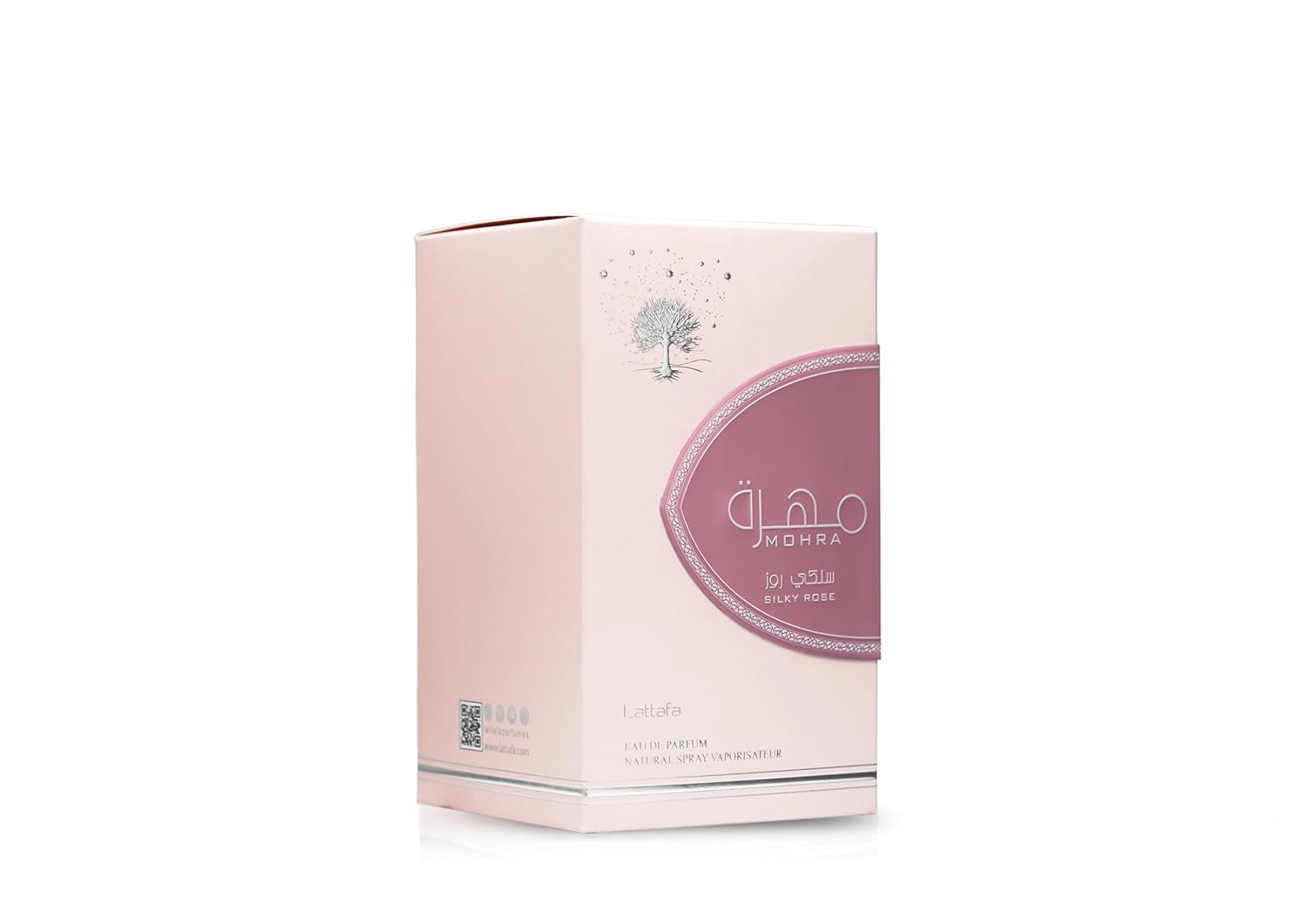 Lattafa Mohra Silky Rose for Women Eau de Parfum Spray, 3.4 Ounce / 100 ml