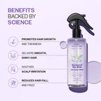 Bare Anatomy Nature X Science Rosemary Water Spray For Hair Growth & Hair Thickness With Rice Water |100% Natural Extract | Soft & Smooth Hair| Controls Hairfall| Non-Greasy & Fast Absorbing | 200Ml