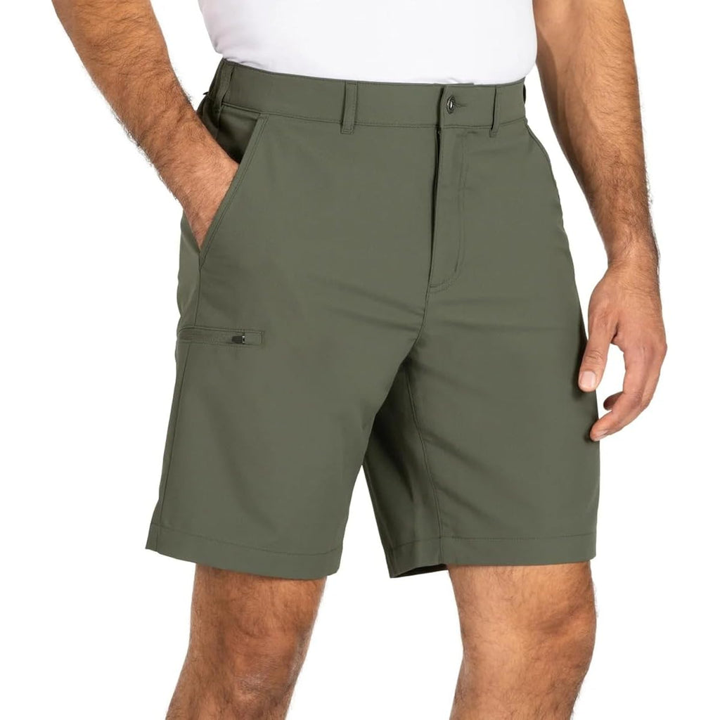 Gerry Men’S Elastic Waistband Upf 30+ Tech Short
