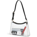 Wuflyover Clear Bag for Stadium Events - Adjustable Strap Clear Shoulder Bag for Concerts & Sports, Game Day Approved