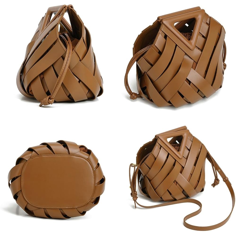 Vegan Leather Clutch Purses For Women Woven Small Crossbody Shoulder Bag Cute Top Handle Handbags Satchels 2026