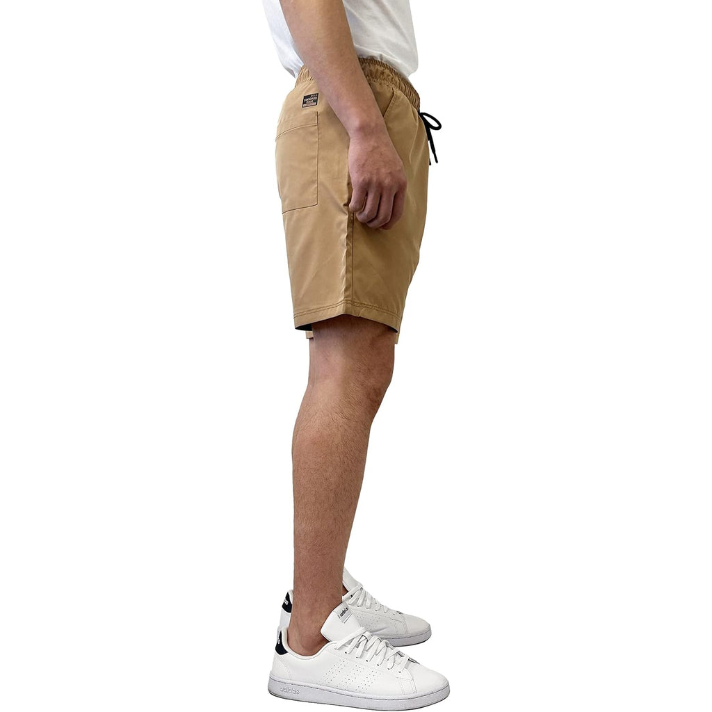 Southpole Mens Workout Tech Woven Nylon Shorts Light Weight Track Shorts