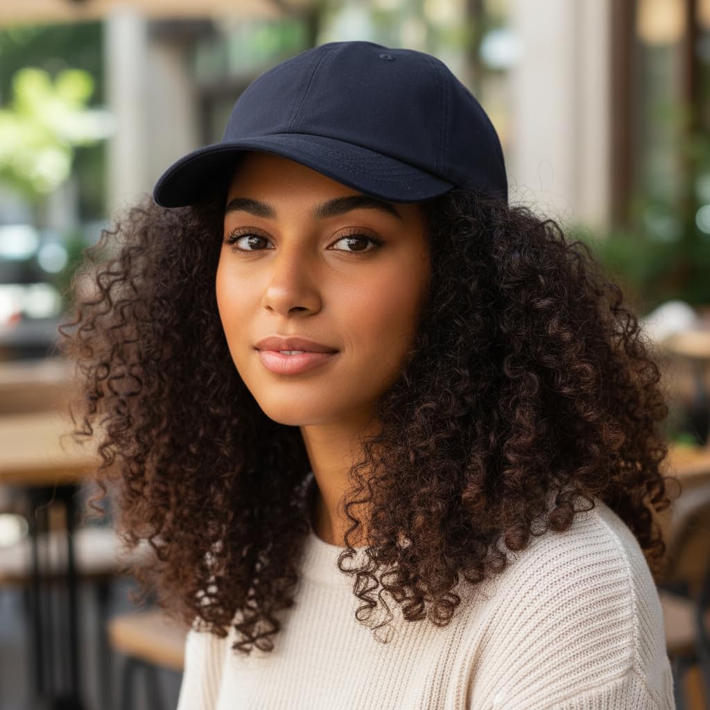 Leotruny Baseball Cap Satin Lined: Silk Lining Help Prevent Frizz Breakage - Sport Adjustable Hat For Women