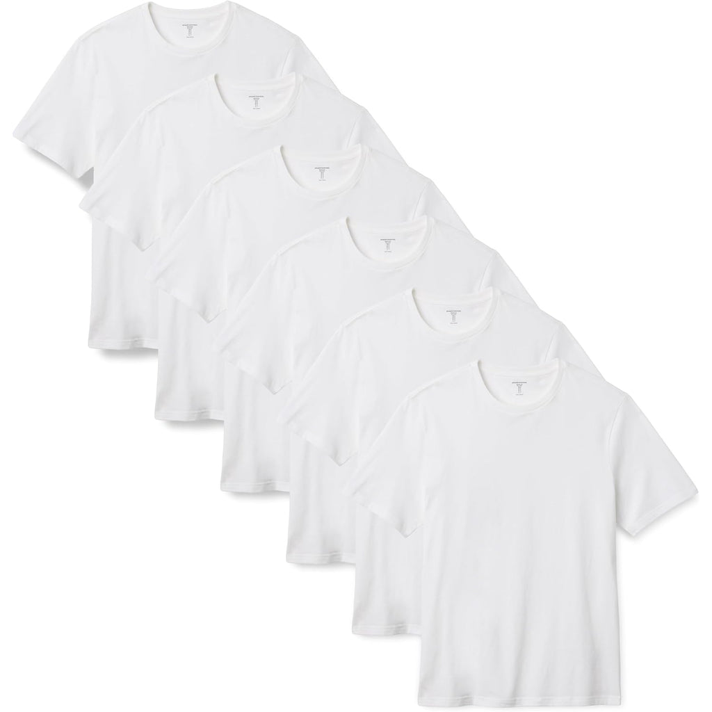 Amazon Essentials Men'S Regular-Fit Short-Sleeve T-Shirt, Pack Of 6