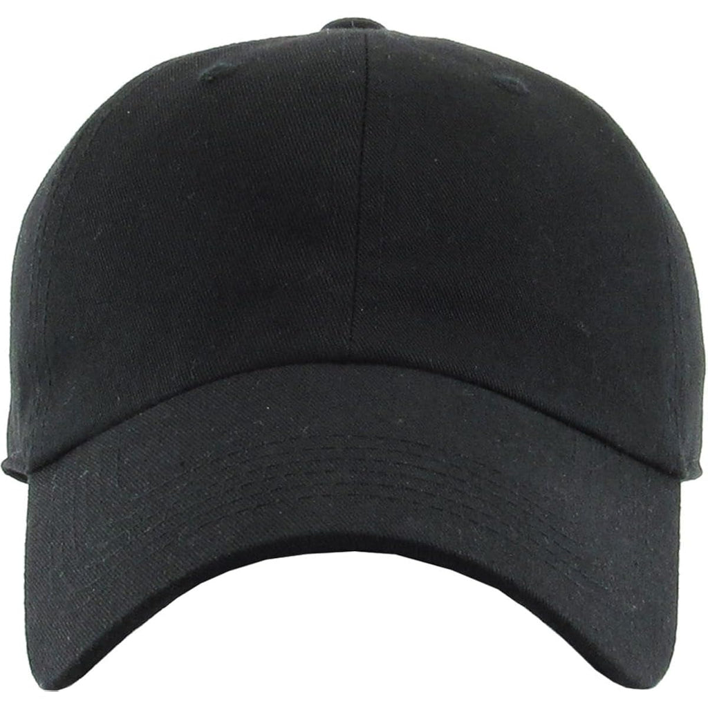 KBETHOS Classic Unisex Cotton Adjustable Low Crown Baseball Cap – Plain Dad Hat