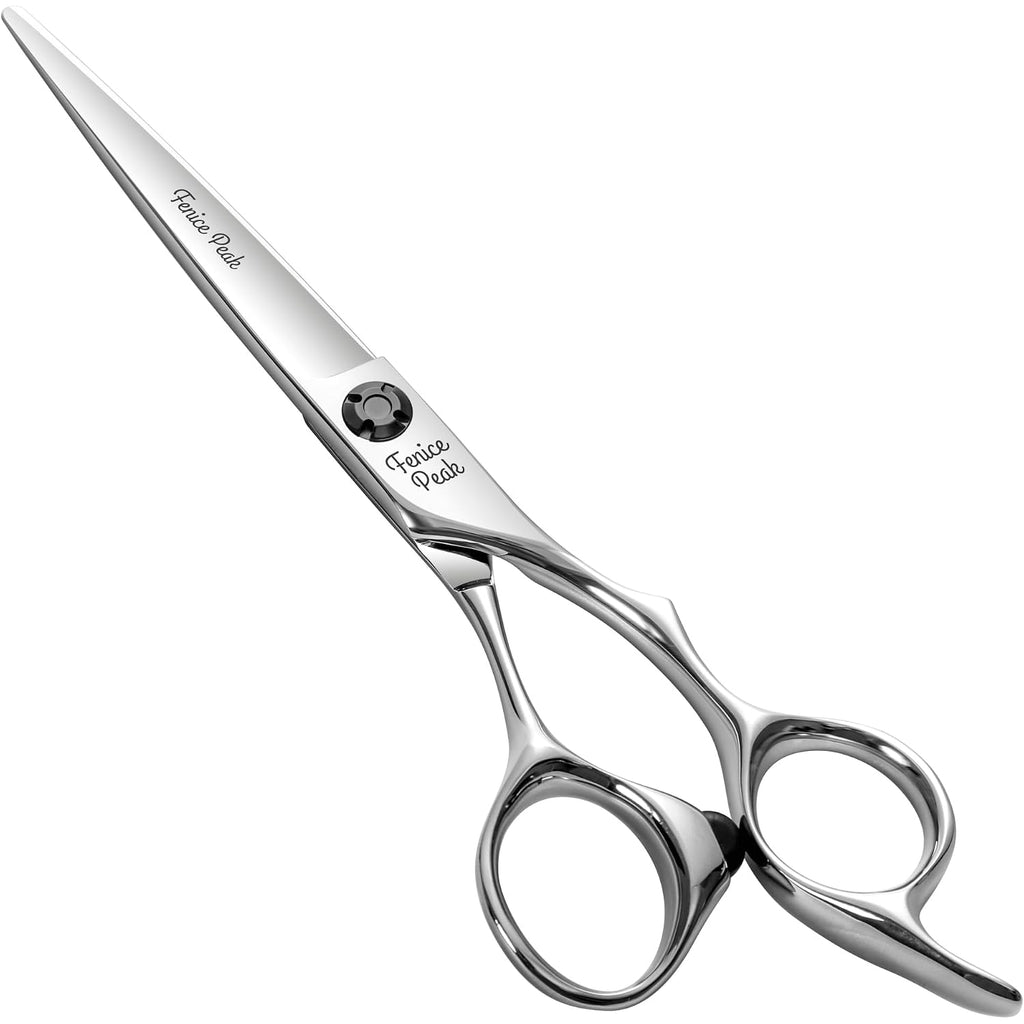 Cnc Professional Hair Cutting Scissors 6.0 Inch Sharp Convex Blade Barber Shears Made Of Vg10 Japanese Stainless Steel With Adjustment Screw For Salon Hairdressing And Home User