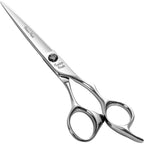 Cnc Professional Hair Cutting Scissors 6.0 Inch Sharp Convex Blade Barber Shears Made Of Vg10 Japanese Stainless Steel With Adjustment Screw For Salon Hairdressing And Home User