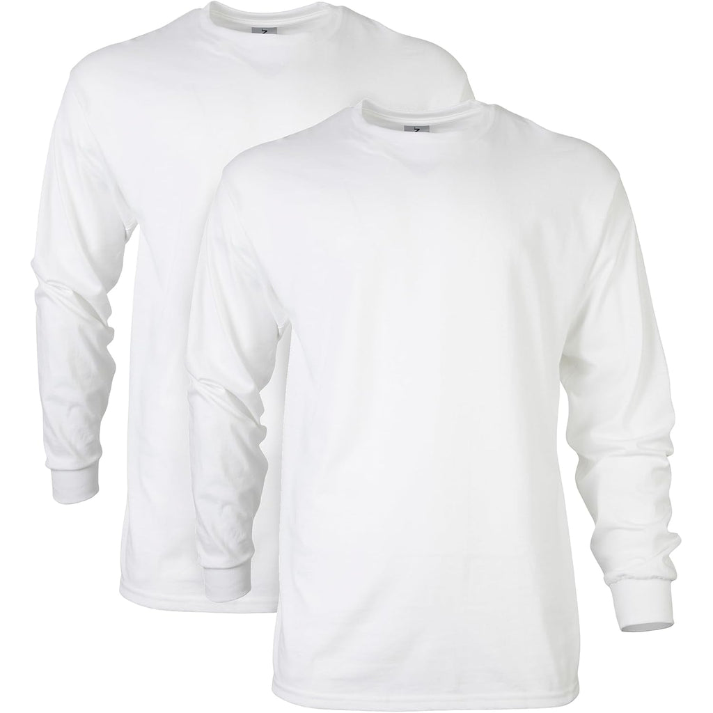 Gildan Adult Ultra Cotton Long Sleeve T-Shirt, Style G2400, Multipack