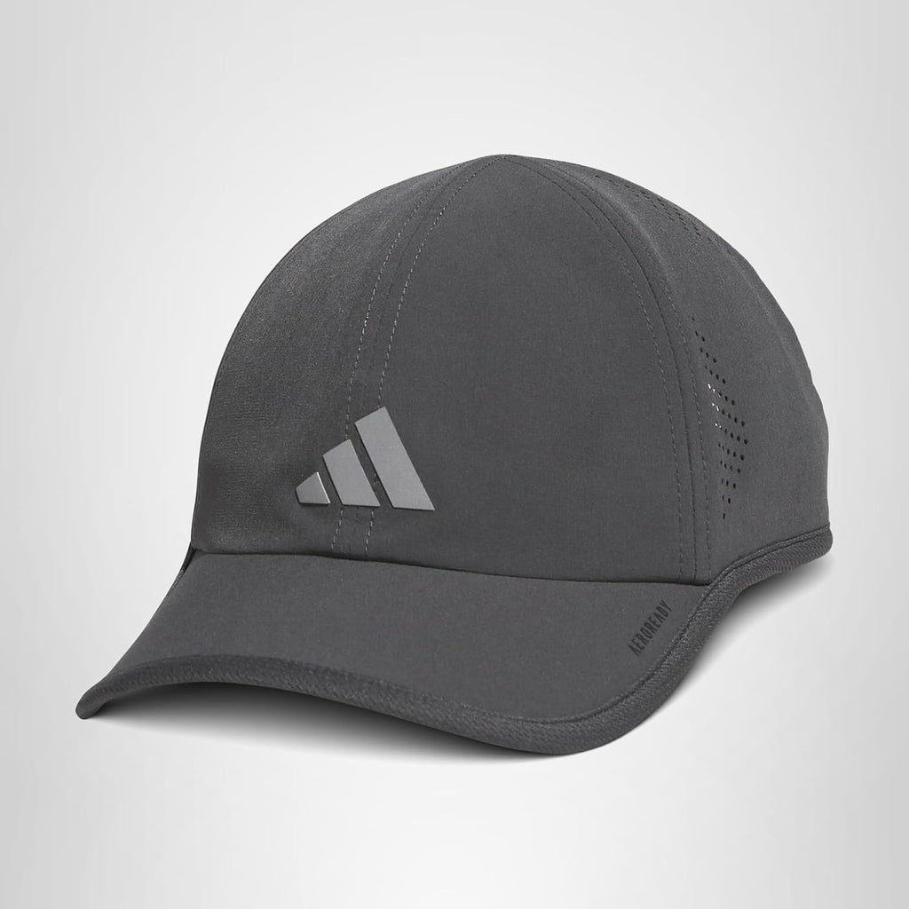 adidas Superlite 3.0 Relaxed Fit Adjustable Performance Hat Grey Six/Silver Metallic/3