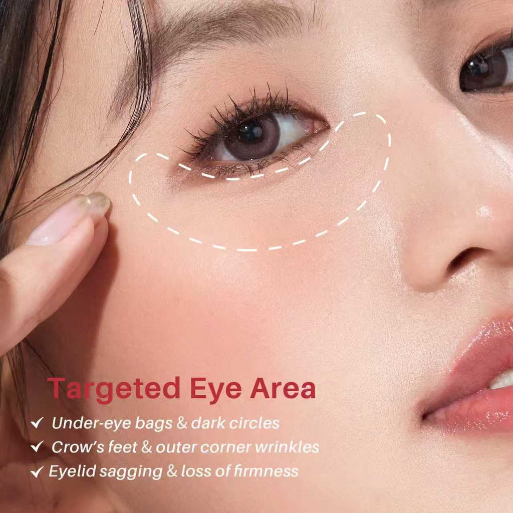 Spodare Eye Serum, Dark Circles Under Eye Treatment With Caffeine And Retinol, Hyaluronic Acid, Niacinamide And Peptides For Puffiness, Fine Lines And Wrinkles, 360° Massage Ball, 0.5 Fl Oz