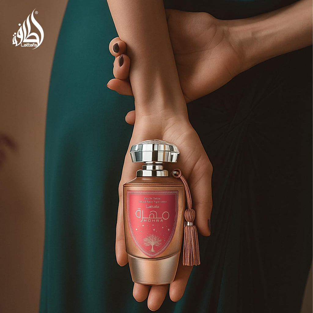 Lattafa Mohra Silky Rose for Women Eau de Parfum Spray, 3.4 Ounce / 100 ml