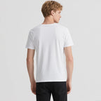 Okba 4 Pack White T Shirts For Men,Crew Neck Short Sleeve Men'S Undershirt,Plain White Workout Polyester Tee Bulk