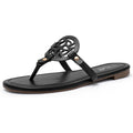 Katliu Women'S Flat Sandals Flip Flop Sandals Comfortable Dressy Thong Sandals