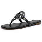 Katliu Women'S Flat Sandals Flip Flop Sandals Comfortable Dressy Thong Sandals