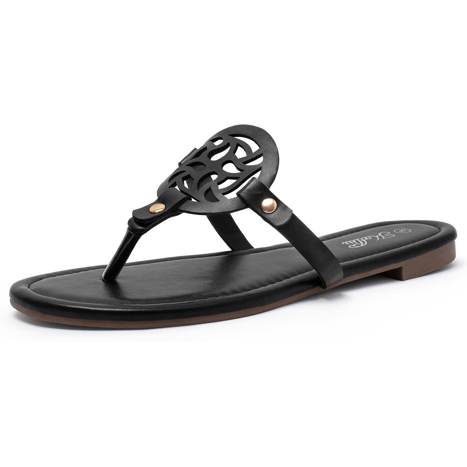 Katliu Women'S Flat Sandals Flip Flop Sandals Comfortable Dressy Thong Sandals