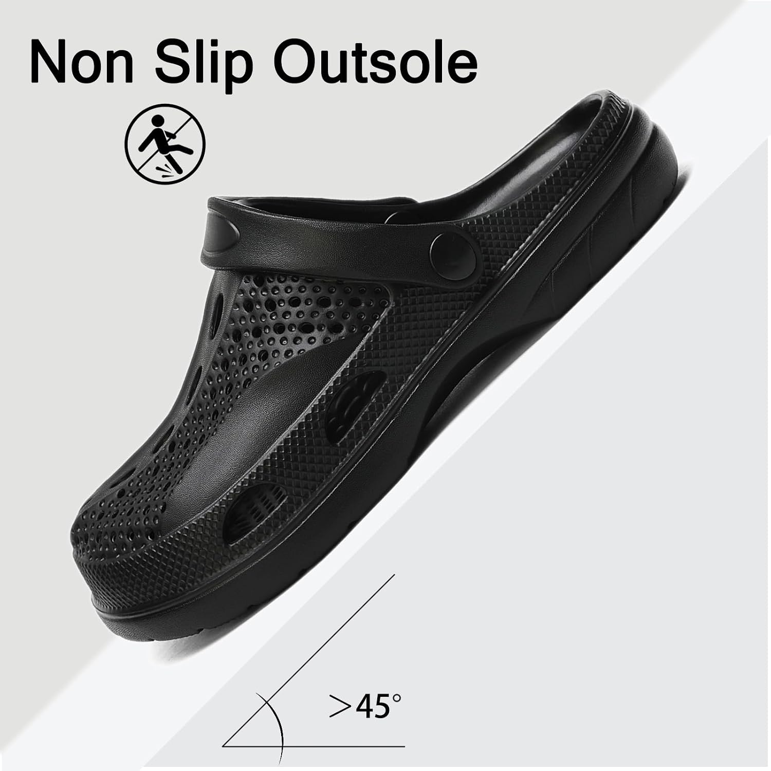 Sosowhlte Men'S Women'S Arch Support Clogs,Unisex Garden Shoes Comfortable Slip-On Outdoor Sandals Slippers For Beach Casual