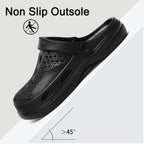 Sosowhlte Men'S Women'S Arch Support Clogs,Unisex Garden Shoes Comfortable Slip-On Outdoor Sandals Slippers For Beach Casual