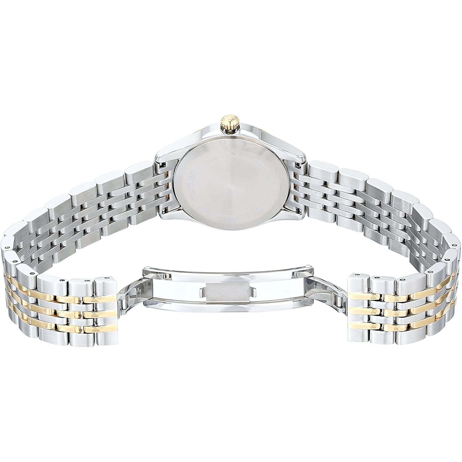 Bulova Women'S Classic Stainless Steel Watch And Mother Of Pearl Dial