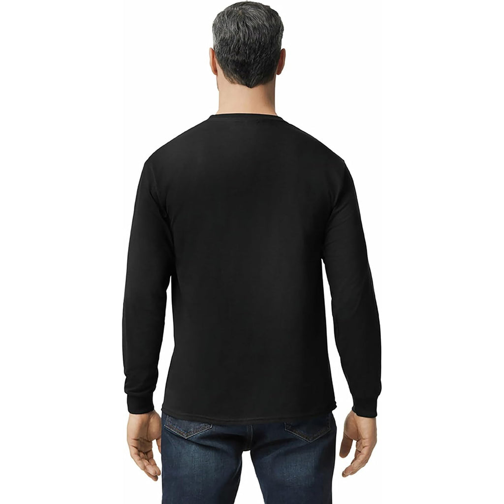Gildan Adult Heavy Cotton Long Sleeve T-Shirt, Style G5400, 2-Pack
