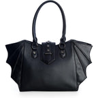 Women'S Gothic Annabelle Bat Handbag Winged Crossbody Purse Black Shoulder Bag