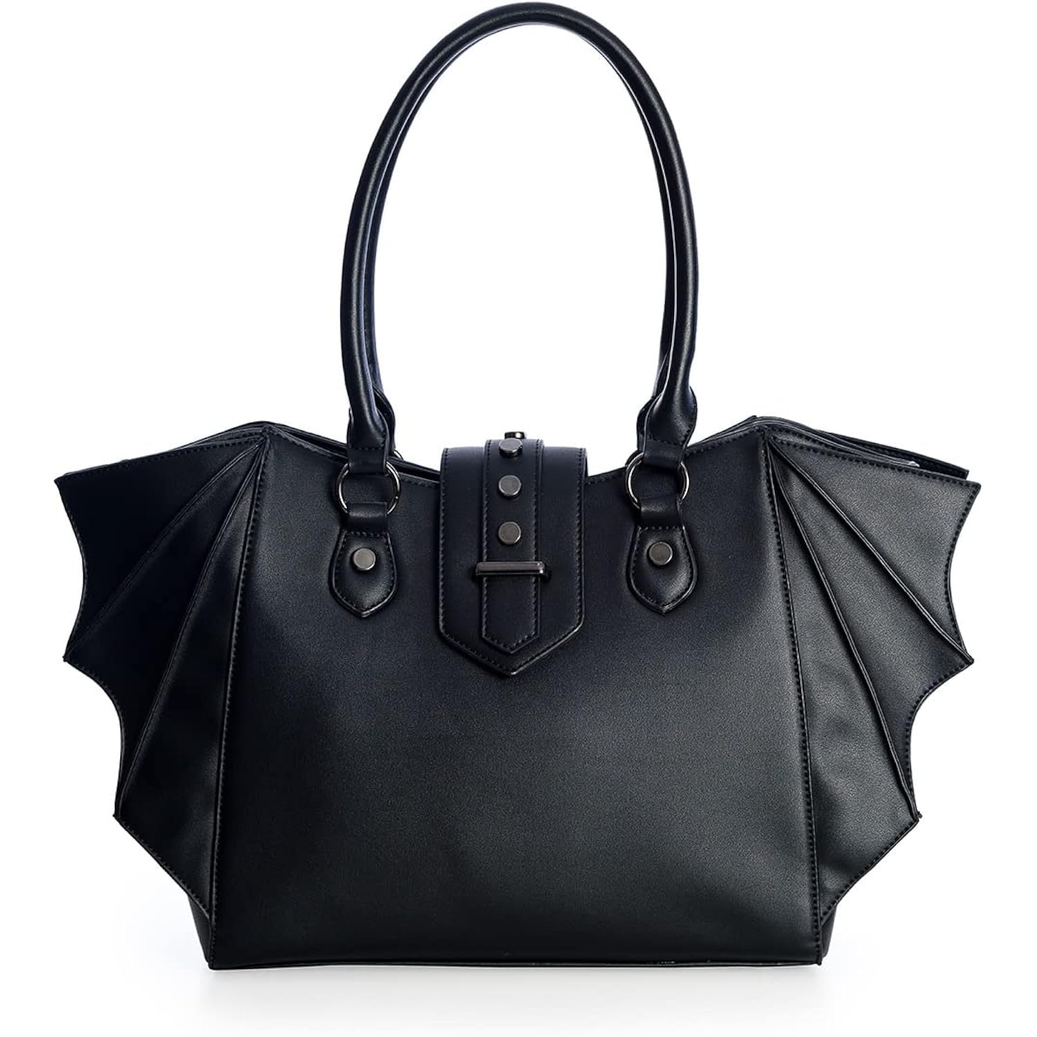 Women'S Gothic Annabelle Bat Handbag Winged Crossbody Purse Black Shoulder Bag