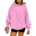 Trendy Queen Womens Oversized Hoodies Cute Comfrt Sweatshirt | Soft Fleece Pullover In A Relaxed, Oversized Fit. Suitable For College Outfits, Trendy Streetwear, And Daily Home Wear