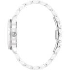 Bulova Ladies' Marc Anthony Marine Star White Ceramic And Stainless Steel 3-Hand Quartz Watch Style: 98P222