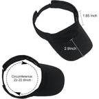 ANDICEQY Sport Sun Visor Hats Adjustable Empty Top Baseball Cap Cotton Ball Caps for Women and Men