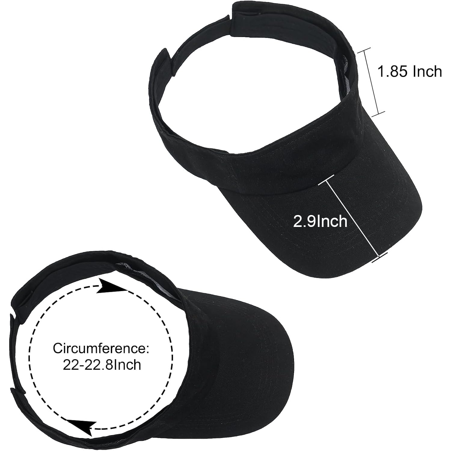 ANDICEQY Sport Sun Visor Hats Adjustable Empty Top Baseball Cap Cotton Ball Caps for Women and Men