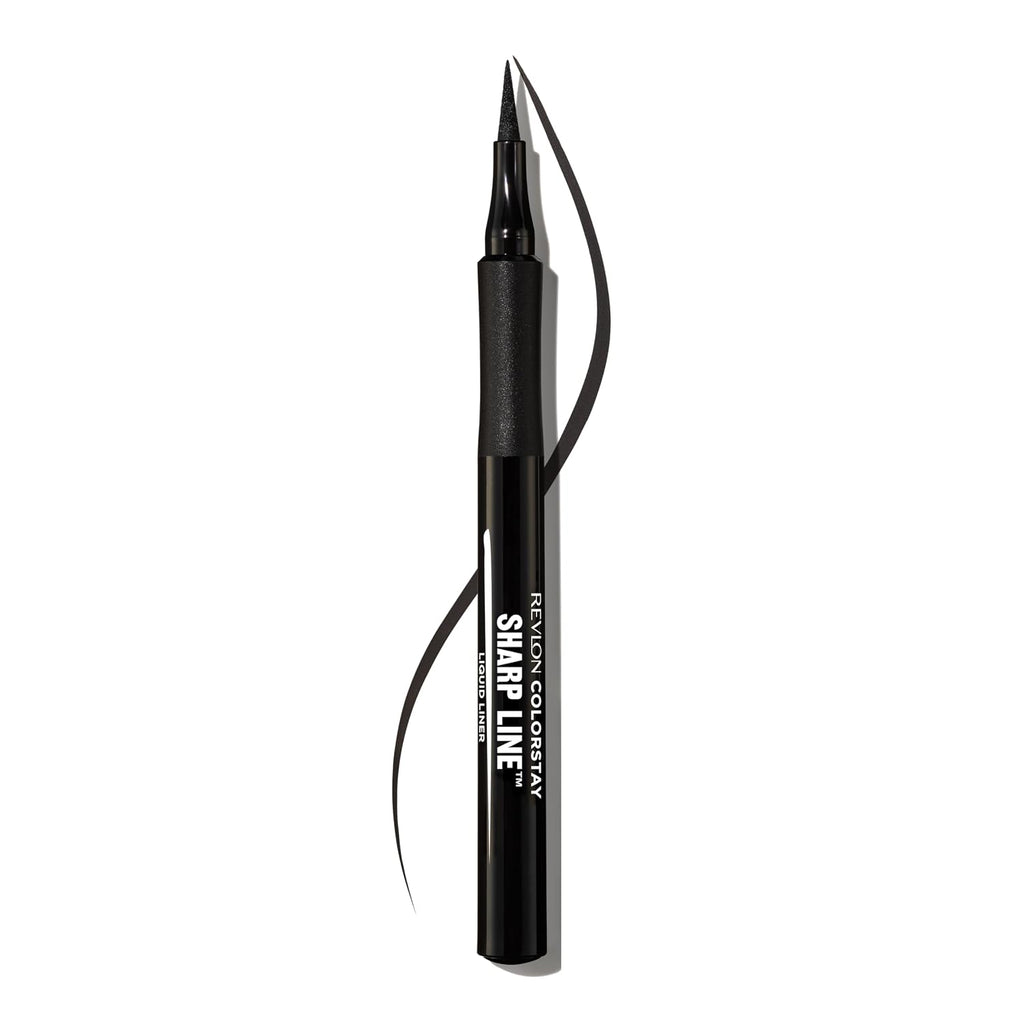 Revlon Liquid Eyeliner Pen, Colorstay Sharp Line Eye Makeup, Waterproof, Smudge-Proof, Longwearing With Slim Tapered Tip, Sharp Line