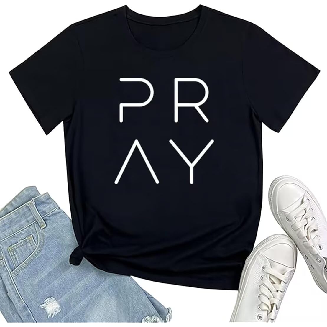 Faith Graphic T Shirt For Women Christian Shirts Bible Verse Inspirational Tee Tops