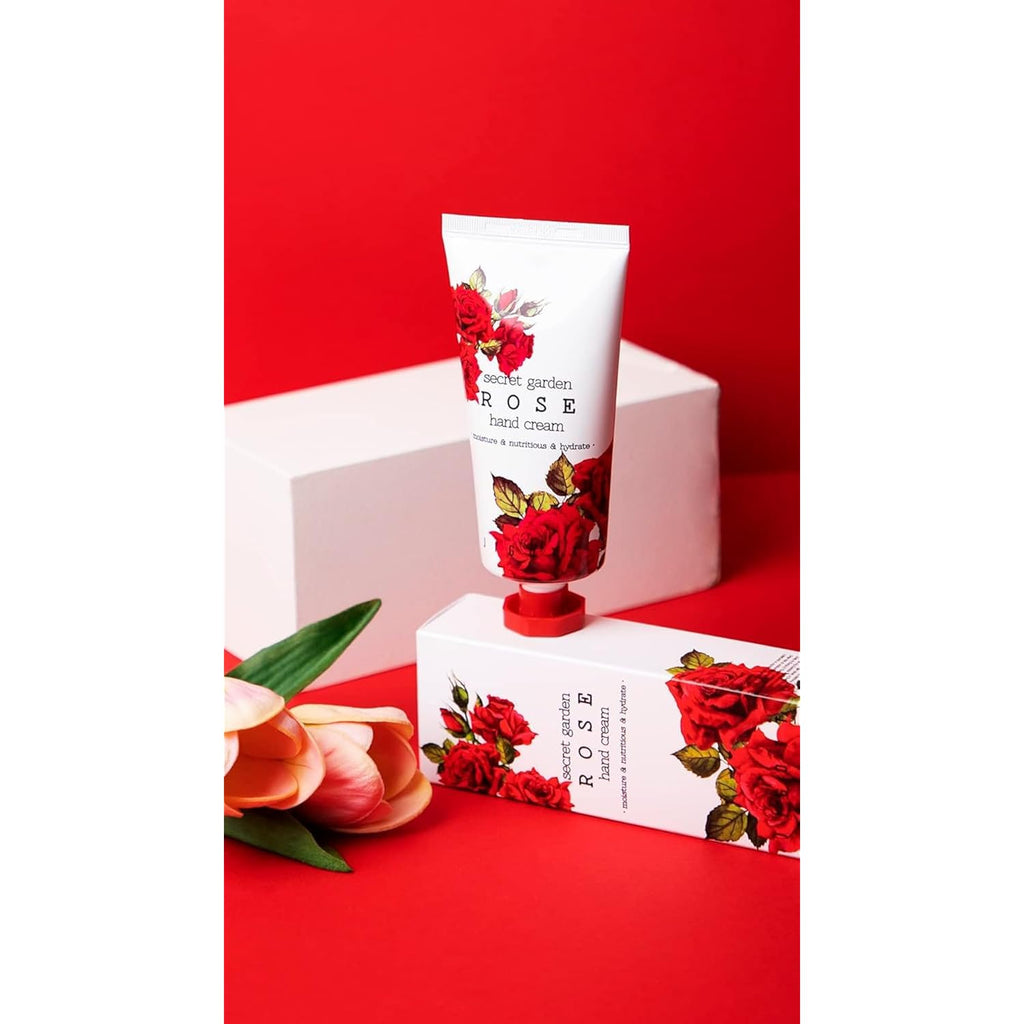 Jigott Secret Garden Moisture Hand Cream 100ml/3.38fl.oz (Rose)