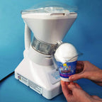 Snowie - Little Snowie Max Snow Cone Machine - Premium Shaved Ice Maker, With Powder Sticks Syrup Mix, 6-Stick Kit, White