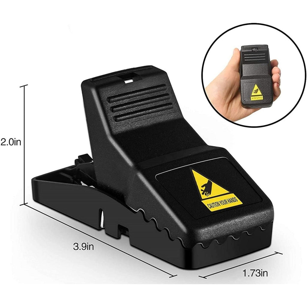 Feeke Mouse Traps, Mice Traps For House, Small Mice Trap Indoor Quick Effective Sanitary Safe Mousetrap Catcher For Family And Pet - 6 Pack, (M01-6Pack)
